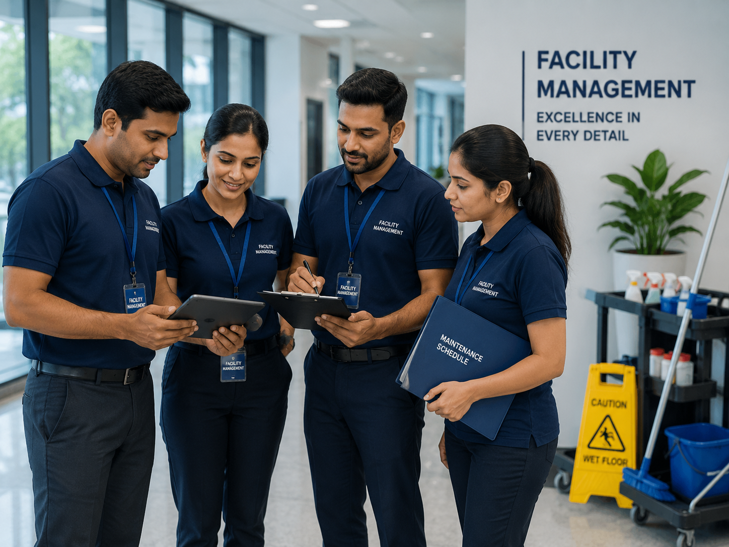 Facility management staff