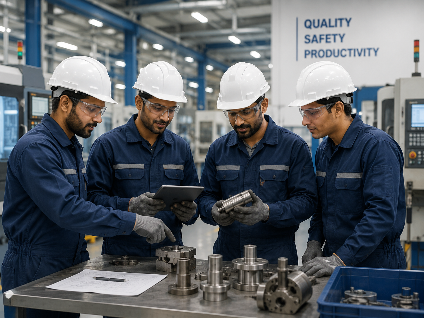 Manufacturing team